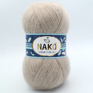 Пряжа Nako Mohair Delicate 1199 бежевий