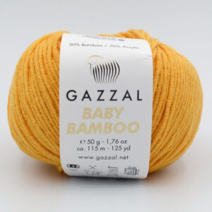 Пряжа Gazzal Baby Bamboo 95205 оранжевый