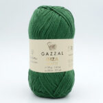 Пряжа Gazzal Giza Matte 5561 зелений