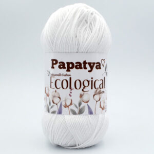 Пряжа Papatya Ecological Cotton 306 білий
