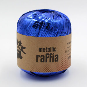 Raffia Metallic – Blue