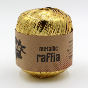 Raffia Metallic – Gold