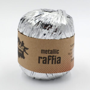 Raffia Metallic – Silver