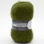 Пряжа Madame Tricote Angora 077 зелений