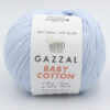 Пряжа Gazzal Baby Cotton 3429 світло-блакитний