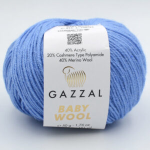 Пряжа Gazzal Baby Wool 813 блакитний