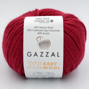 Пряжа Gazzal Baby Wool XL бордо 816XL