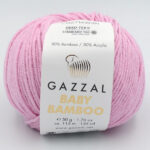 Пряжа Gazzal Baby Bamboo 95217 розовый
