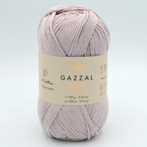 Пряжа Gazzal Giza Matte 5588 сіра пудра