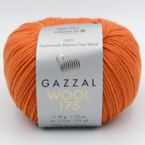 Пряжа Gazzal Wool 175 рудий 316