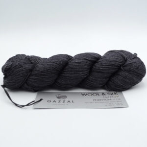 Пряжа Gazzal Wool Silk Phantom 11134 графит