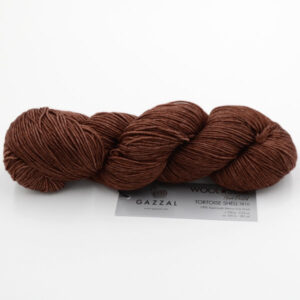 Пряжа Gazzal Wool Star Tortoise Shell 3810 коричневий