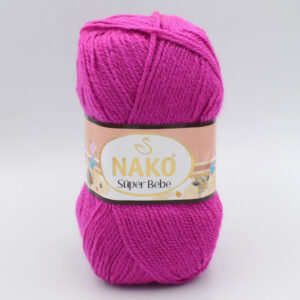 Пряжа Nako Super Bebe малина 10888