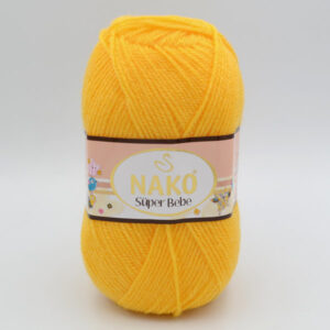 Пряжа Nako Super Bebe жовтий 184