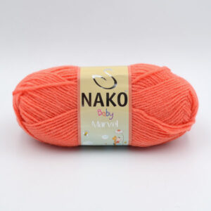 Пряжа Nako Baby Marvel 3278 (9039) коралово-помаранчевий