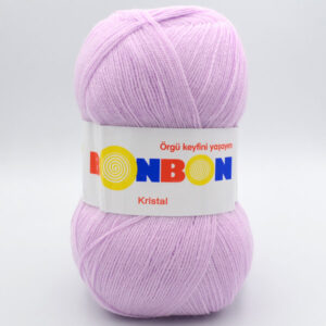 Пряжа Nako Bonbon Kristal 98332 ніжно-бузковий