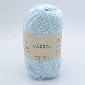Пряжа Gazzal Giza Matte 5573 світло-блакитний