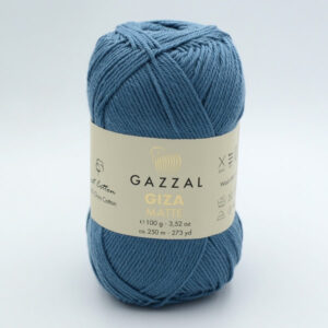 Пряжа Gazzal Giza Matte 5579 джинс