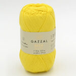 Пряжа Gazzal Giza Matte 5583 жовтий