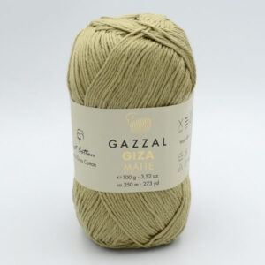 Пряжа Gazzal Giza Matte 5594 оливковий