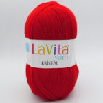 Пряжа LaVita Kristal 3018 червоний