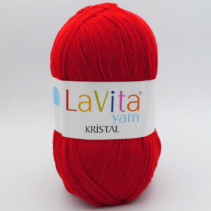 Пряжа LaVita Kristal 3018 красный
