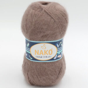 Пряжа Nako Mohair Delicate мокко 6704