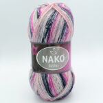Пряжа Nako Boho 32612 Pink Star