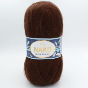 Пряжа Nako Mohair Delicate 1182 (6106) шоколад