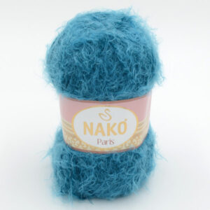 Пряжа Nako Paris 10328 темная голубая бирюза