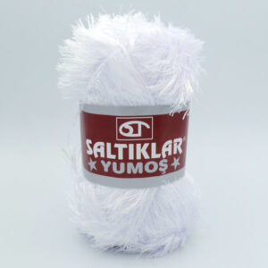 Пряжа Трава Saltiklar Yumos білий OPTIK