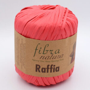 Fibranatura Raffia 116-26 красно-коралловый