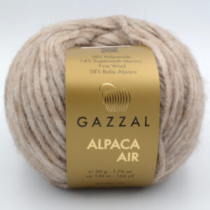 Пряжа Gazzal Alpaca Air 73 бежевий