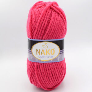Пряжа Nako Sport Wool 10116 малиновый