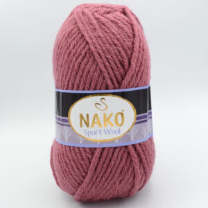 Пряжа Nako Sport Wool 327 сухая роза