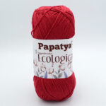 Пряжа Papatya Ecological Cotton 401 красный