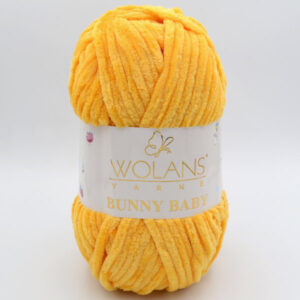 Пряжа Wolans Bunny Baby 100-38 жовто-помаранчевий