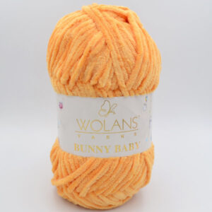 Пряжа Wolans Bunny Baby 100-43 світло-помаранчевий