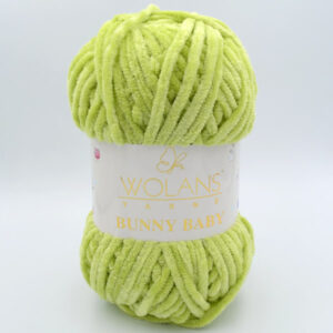 Пряжа Wolans Bunny Baby 100-46 оливковий