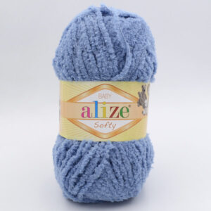 Пряжа Alize Softy 374 голубой джинс