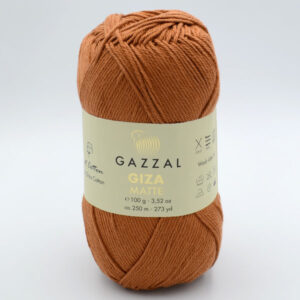 Пряжа Gazzal Giza Matte 5584 рудий