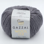 Пряжа Gazzal Wool 115 серый 3305