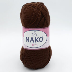 Пряжа Nako Ibiza 1182 шоколад