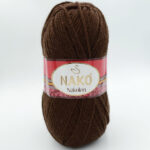 Пряжа Nako Nakolen 1182 коричневий