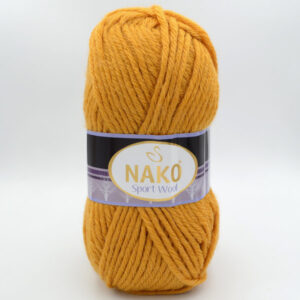 Пряжа Nako Sport Wool 10129 гірчичний