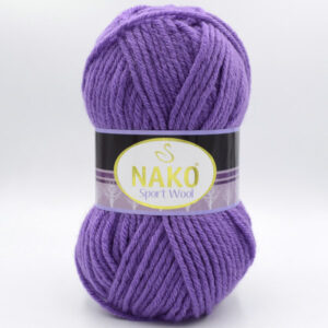 Пряжа Nako Sport Wool 10287 сиреневый