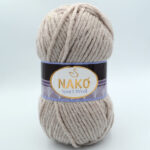 Пряжа Nako Sport Wool 2167 бежево-серый