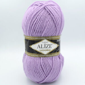 Пряжа Alize Lana Gold 166 лиловый