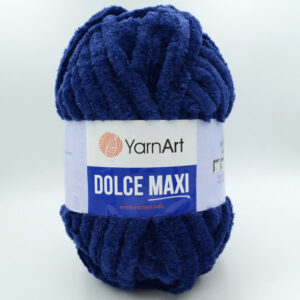 Пряжа YarnArt Dolce Maxi 756 темно-синий