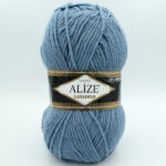 Пряжа Alize Lana Gold 498 блакитний джинс